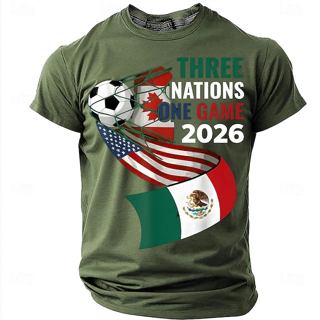 Camiseta Three Nations la Copa Mundia 2026 - Verde menta