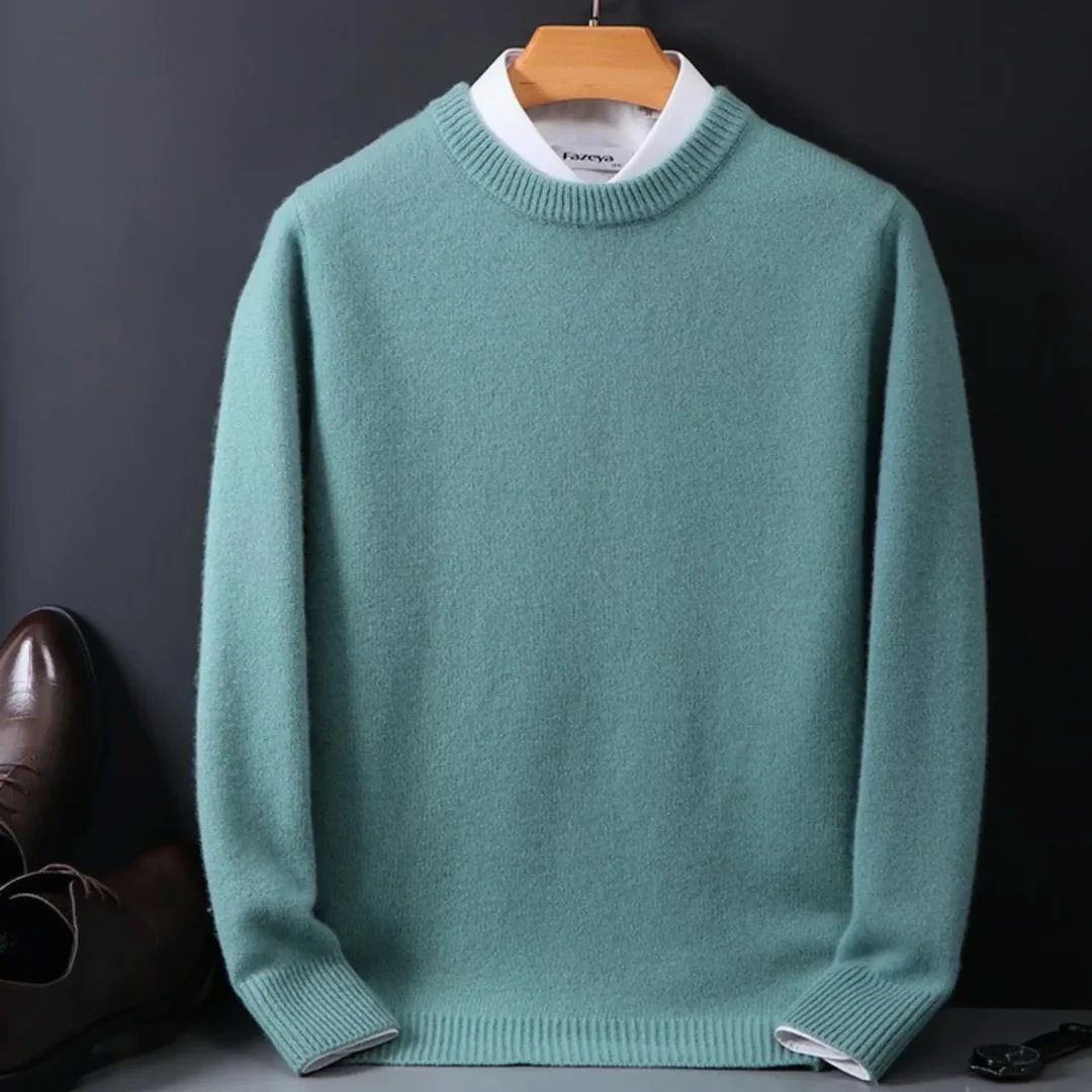 Suéter Merino Core de Manga Larga - Verde