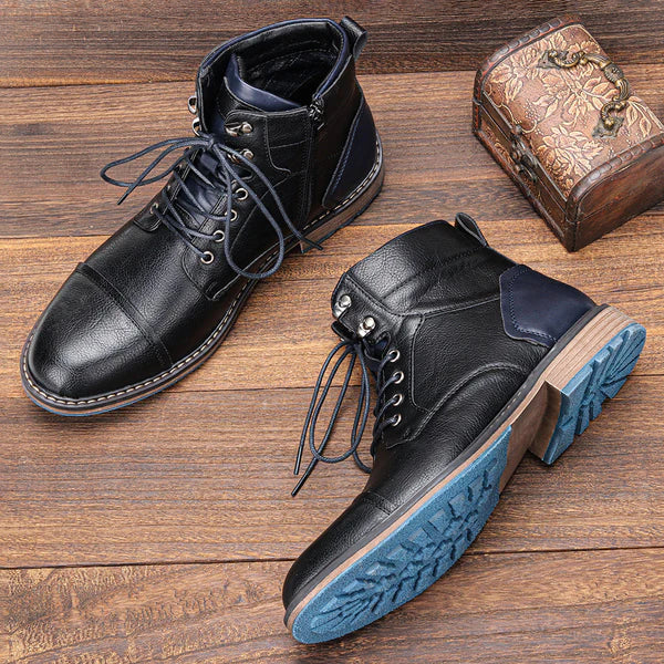 Botas Cuero Antideslizantes - Caramelo