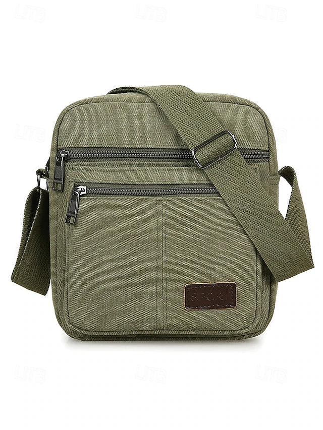 Bolsa Crossbody de Lona Daily Trek - Verde