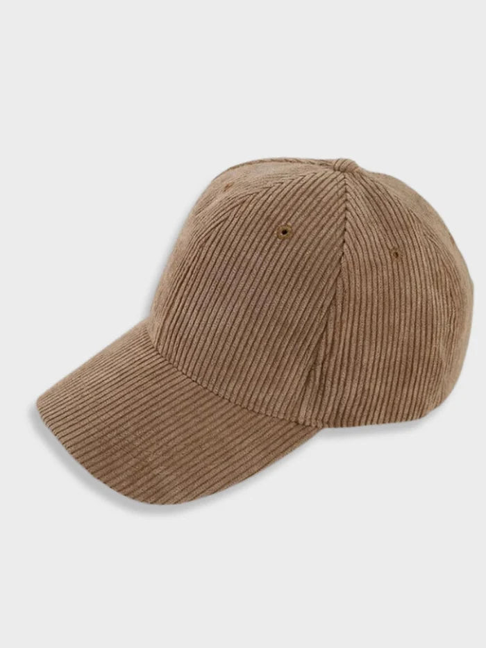 Gorra de Pana Clásica - Marrón