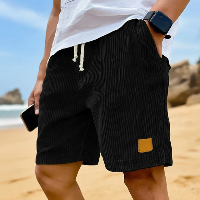 Short de Pana Summer Coast - Negro