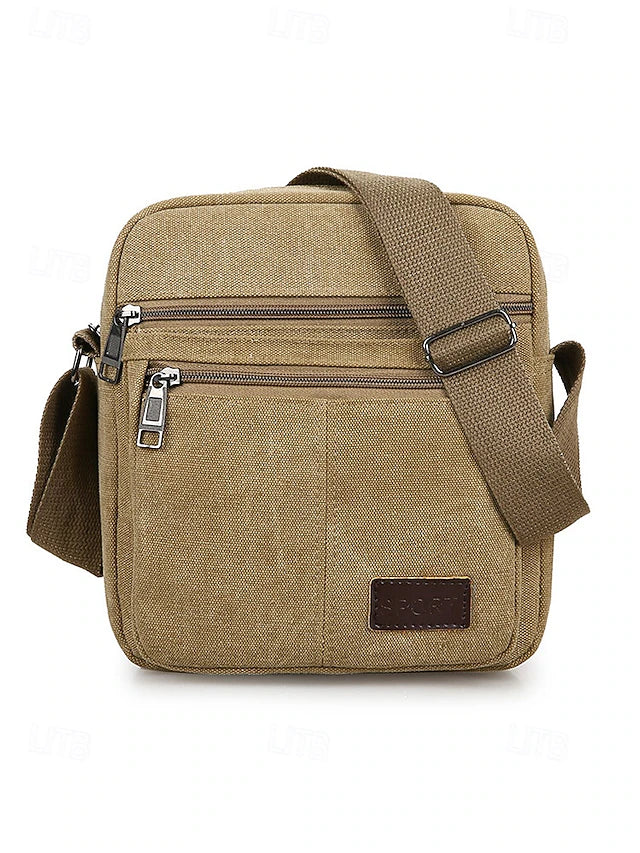 Bolsa Crossbody de Lona Daily Trek - Verde