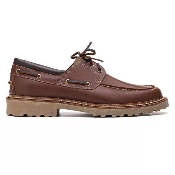 Zapatos Náuticos Ruta Clásica - Marrón
