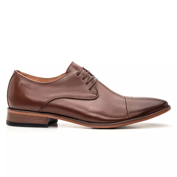 Zapato Derby Cap Toe Classic - Negro