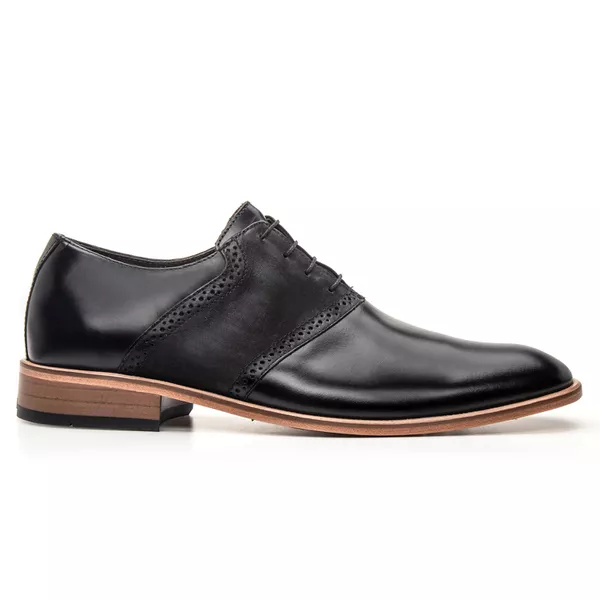 Zapato Derby Contrast Brogue - Marrón
