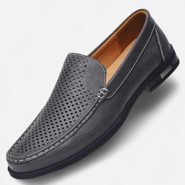 Mocasines Firenze Cuero - Gris