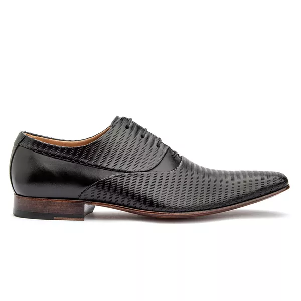 Zapato Oxford Texture Elite - Marrón