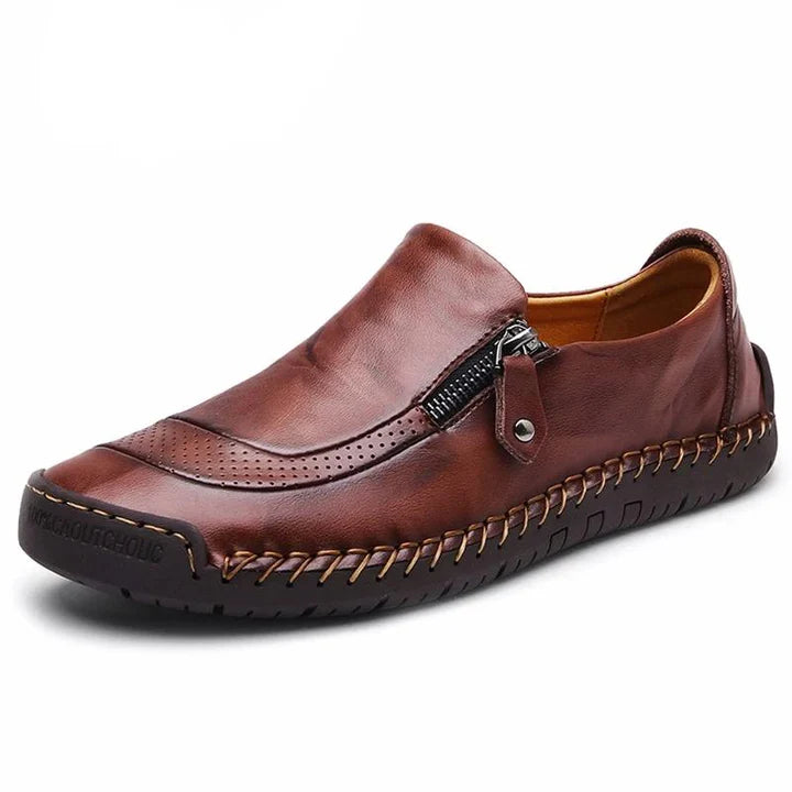 Mocasín Comfort Zip Flex - Marrón