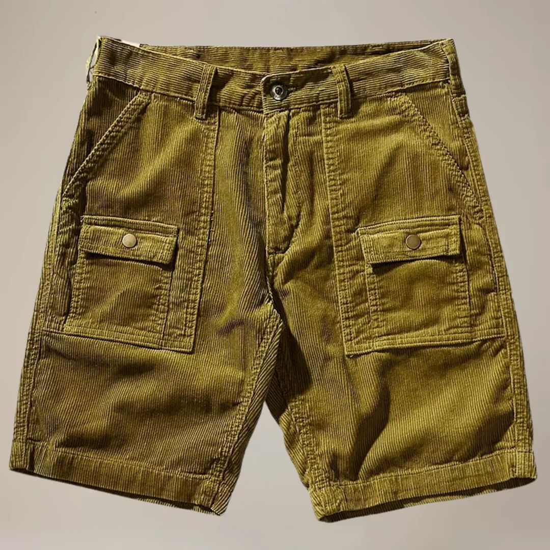 Short Corduroy Wide Rib Core - Verde