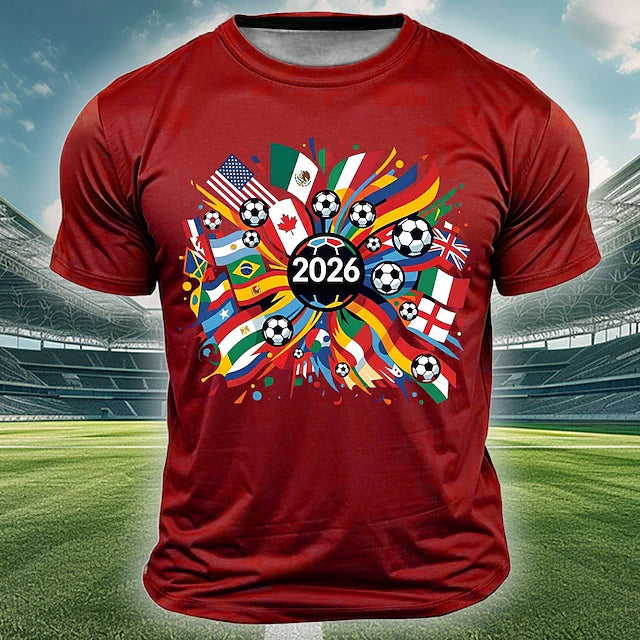 Camiseta International Football Cup 2026 - Rojo