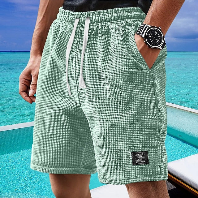 Short Brisa Texturizado con Cordón - Verde Claro