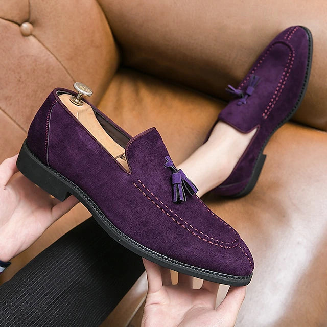 Mocasín Tassel Royale Noctis - Púrpura oscuro