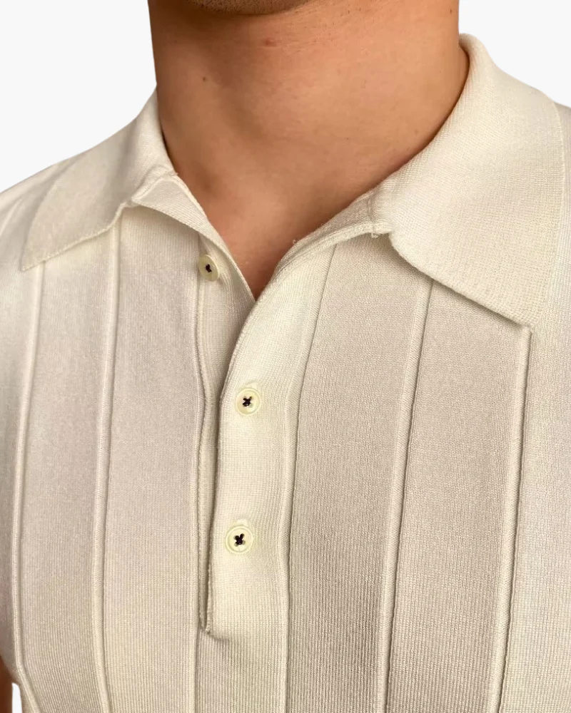 Polo Luxe de Algodón – Blanco