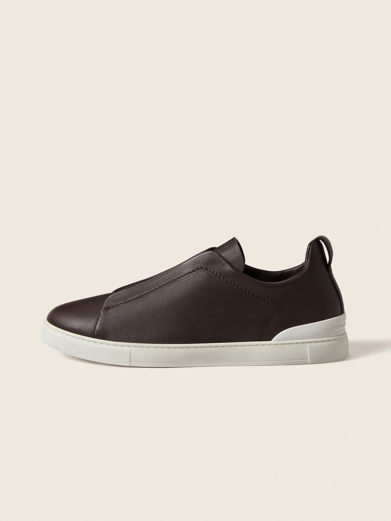 Triple Stitch SECONDSKIN Slip-On Zapatilla - Marrón oscuro