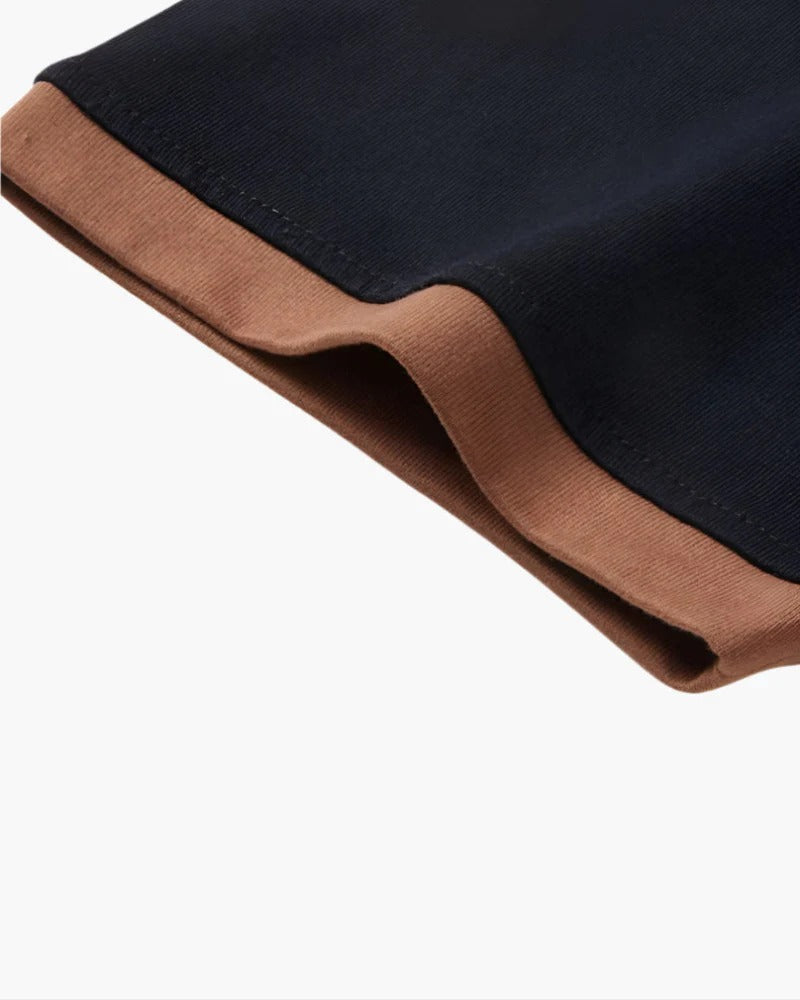 Polo Clásico de Contraste – Negro