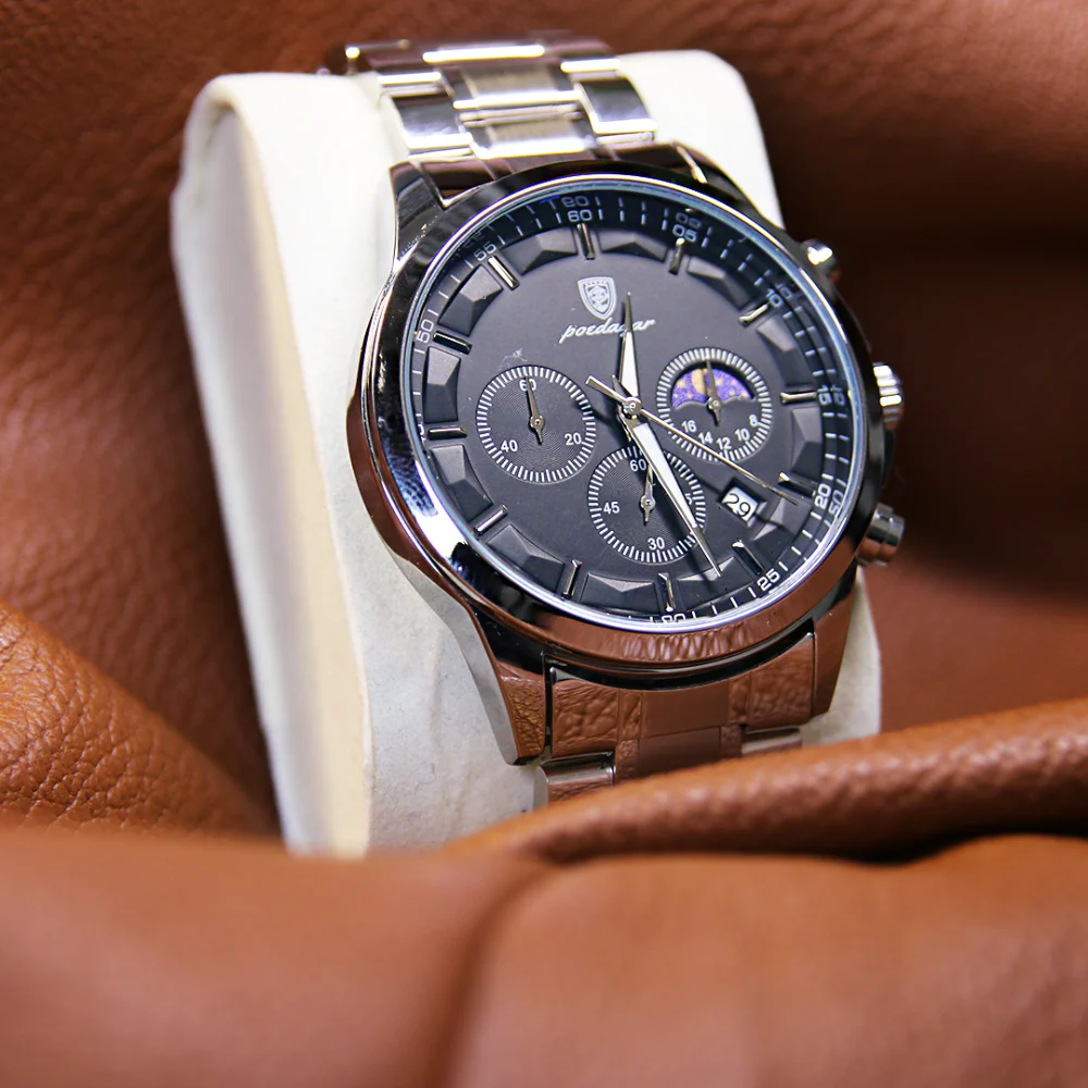 Reloj Clásico Chrono Steel