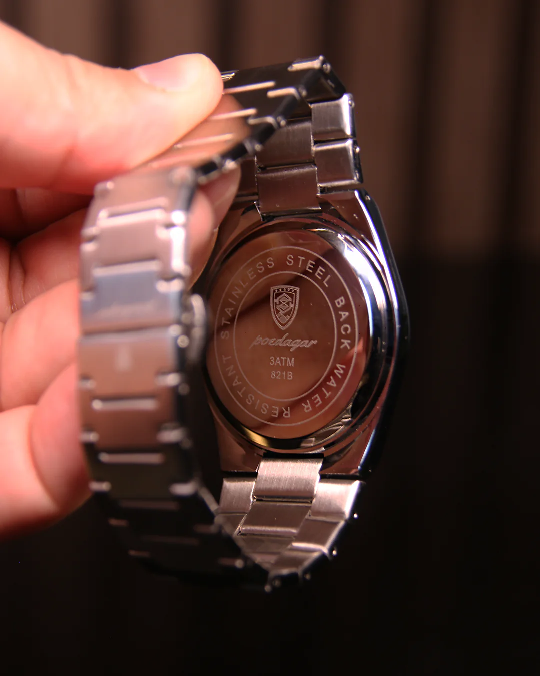 Reloj de Acero Mint Grid