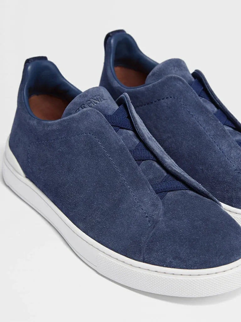 Triple Stitch Marino Gamuza Zapatillas