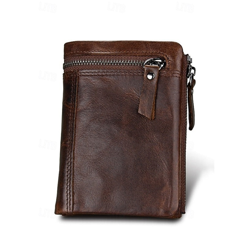 Cartera Compacta RFID - Café