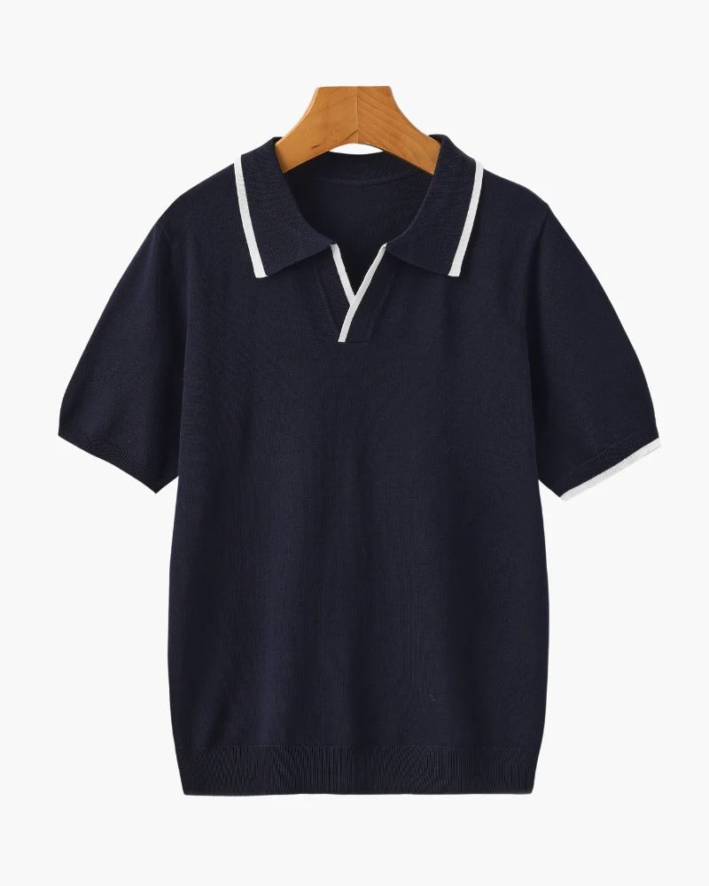 Polo de Punto Riviera – Azul Marino
