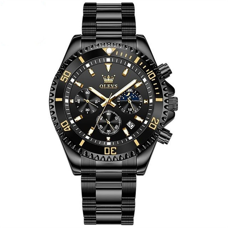Reloj Cronógrafo Deportivo - Negro