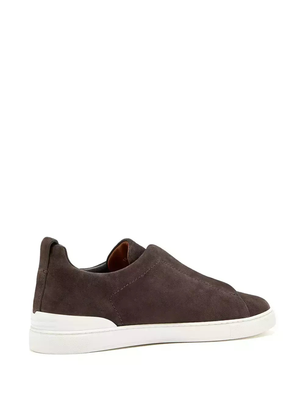 Triple Stitch Gamuza Zapatillas – Marrón oscuro