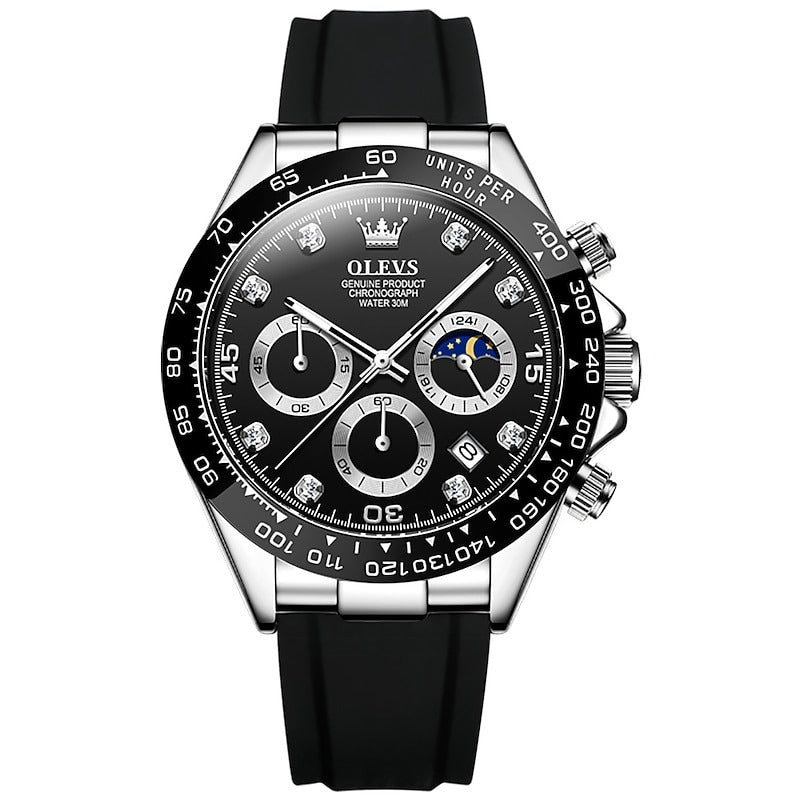 Reloj Cronógrafo Deportivo - Negro