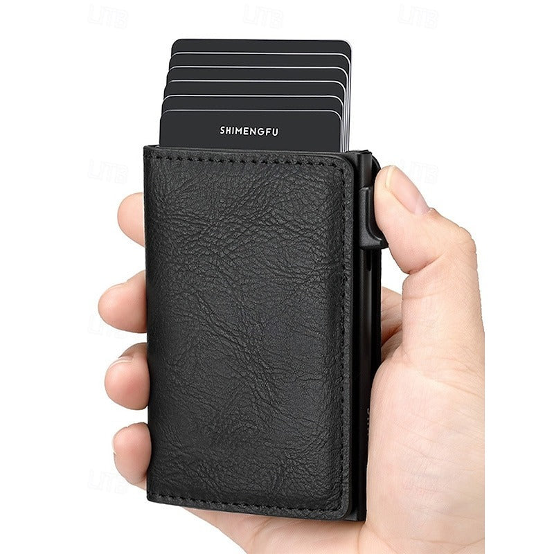 Cartera Minimalista RFID - Marrón