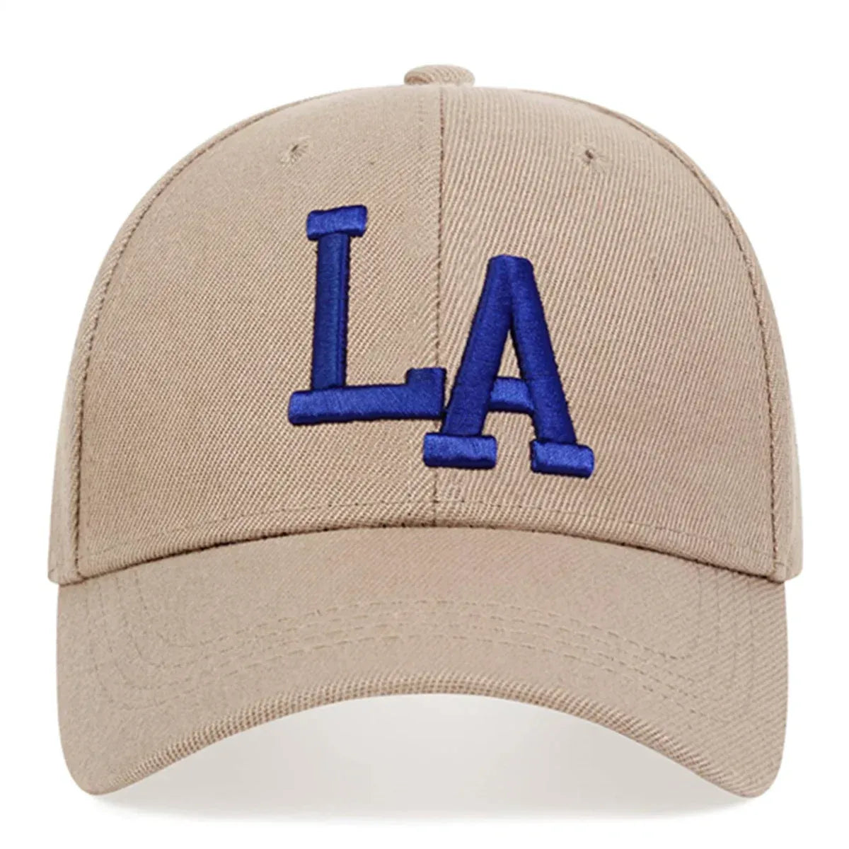Gorra LA Bordada Clásica - Beige