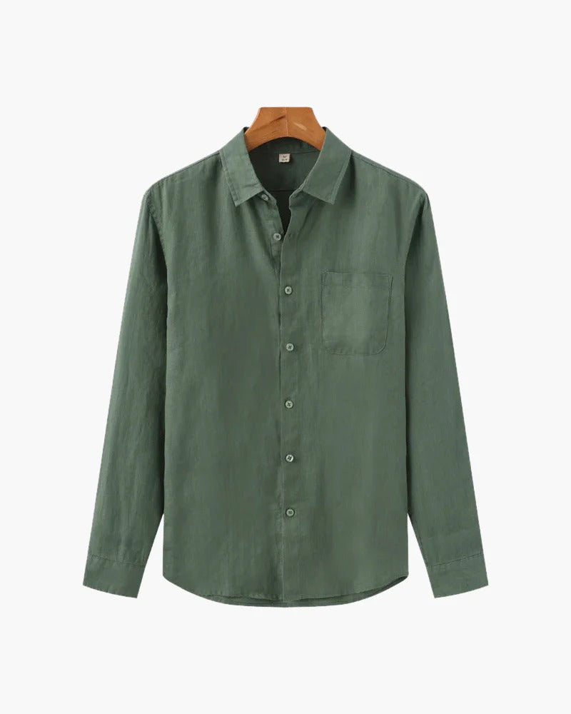 Camisa Linen Breeze – Verde