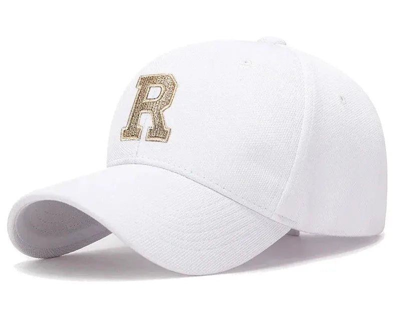 Gorra R Bordada Clásica - Negro