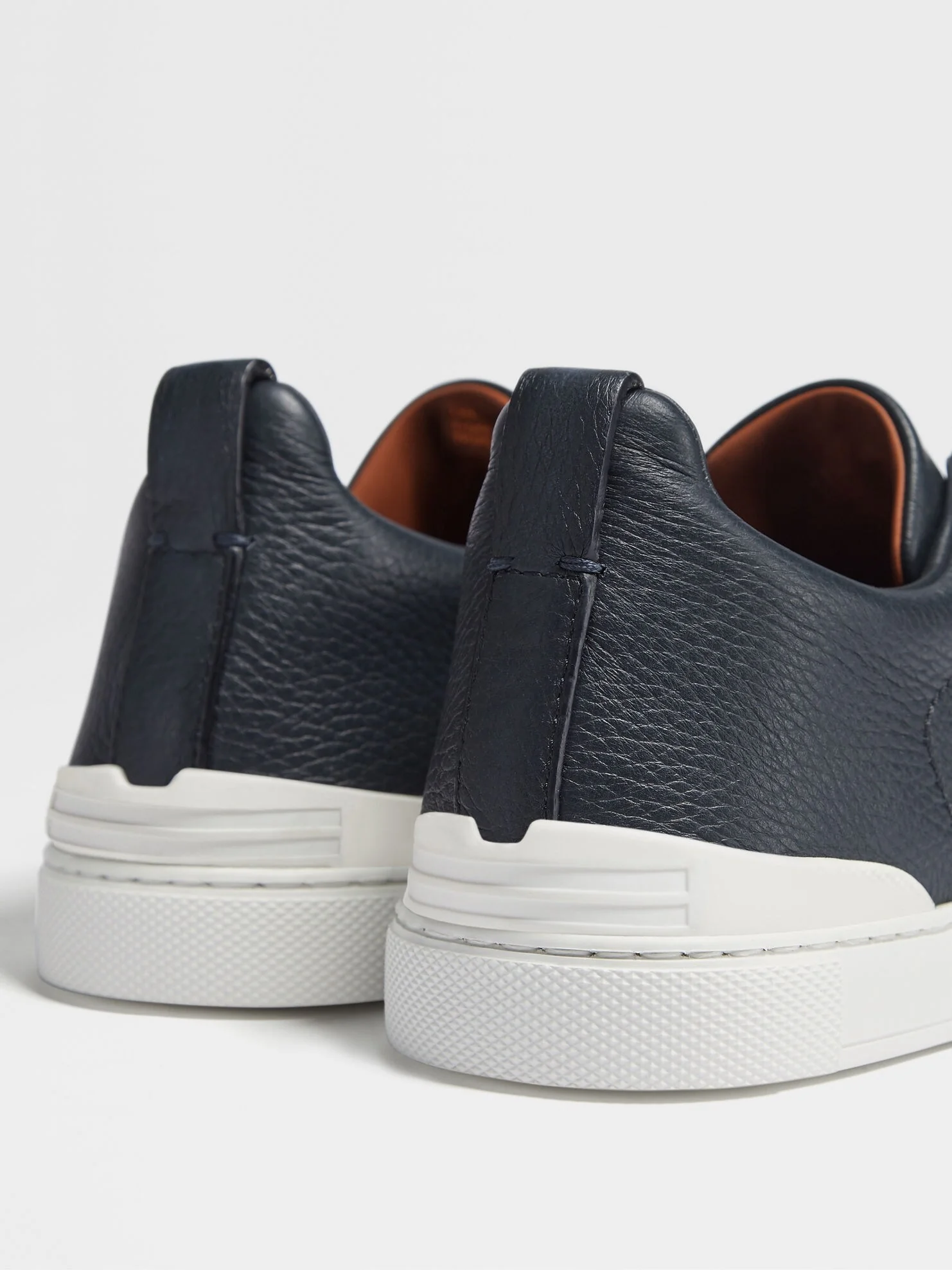 Triple Stitch Azul marino Cuero Zapatillas