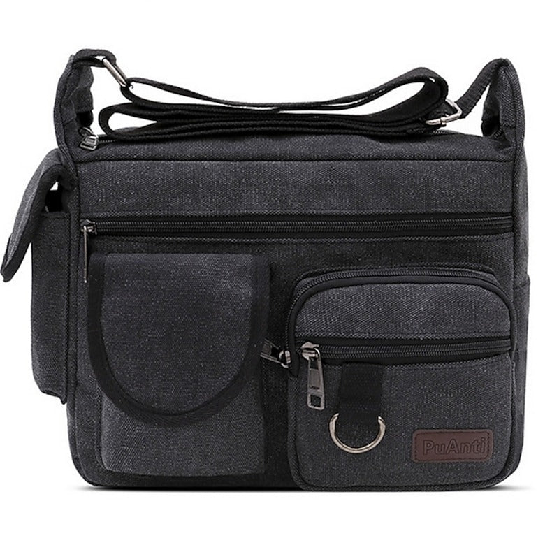Bolsa de Lona con Correa Ajustable - Verde