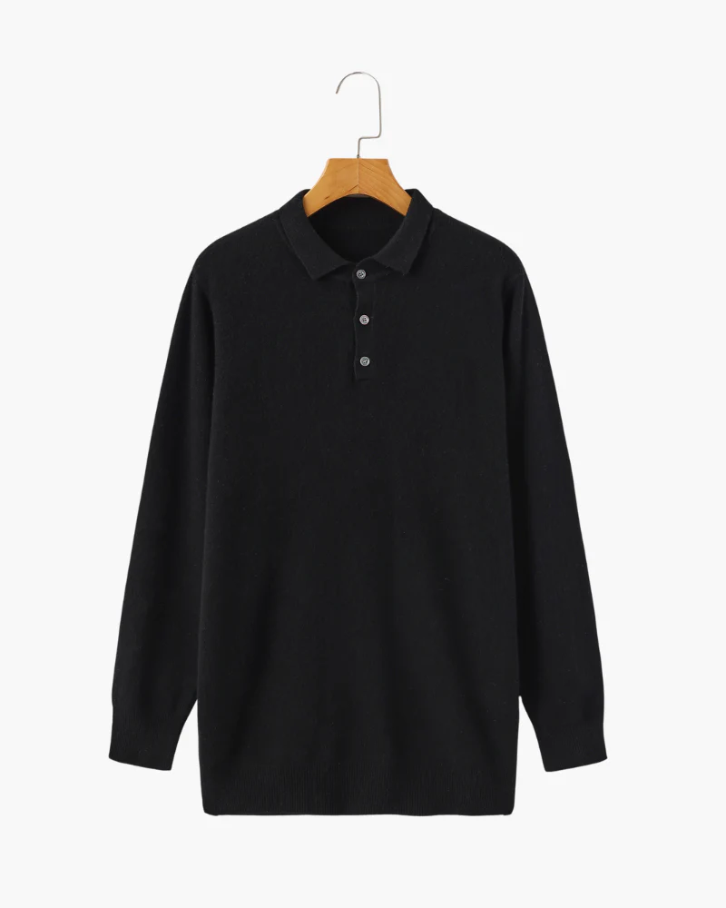 Suéter Polo de Cachemira – Trio Set