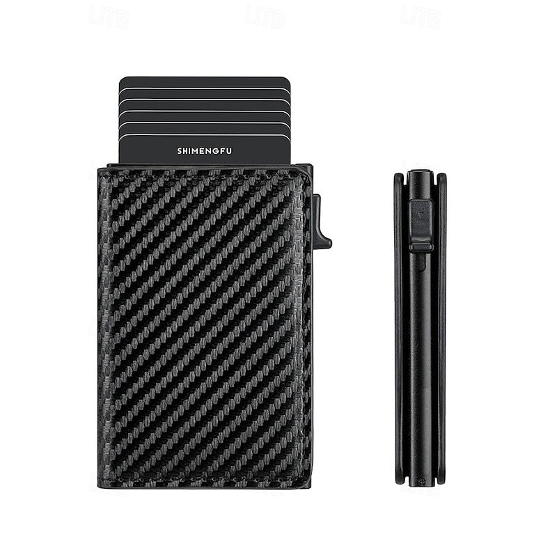 Cartera Minimalista RFID - Marrón