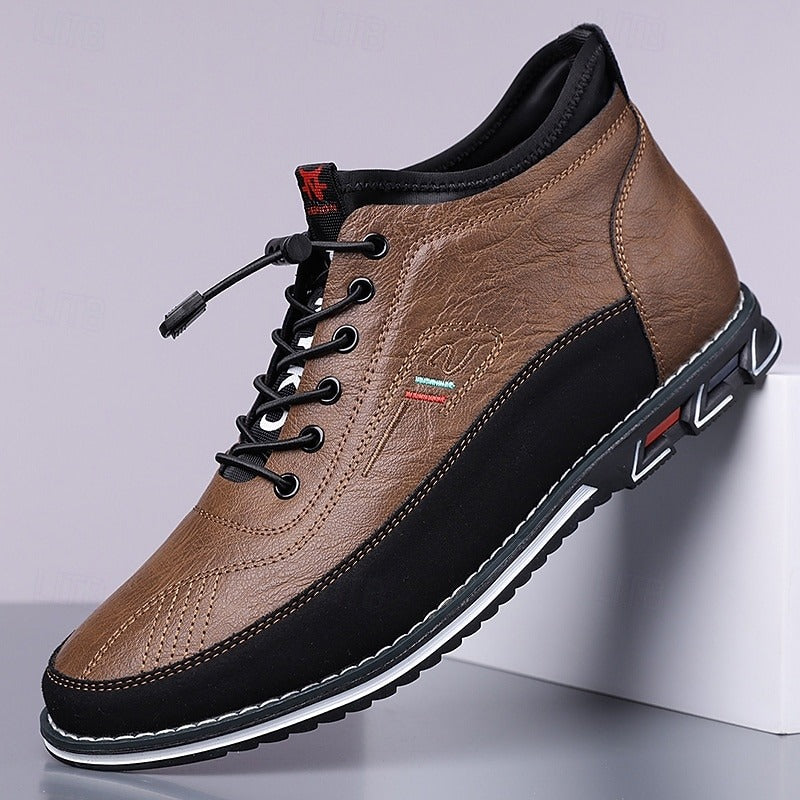Tenis de Caña Alta Suela Grip Trek - Negro