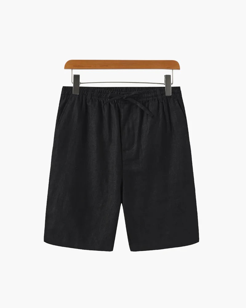 Shorts Linen Ease – Negro
