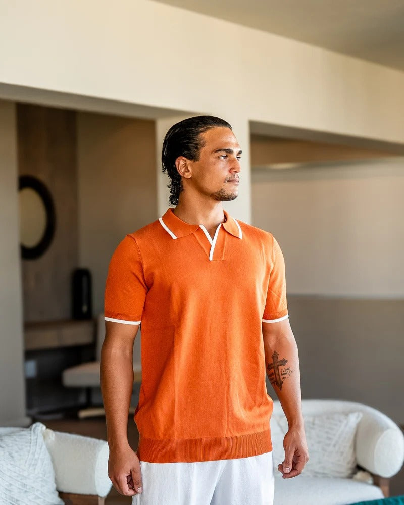 Polo de Punto Riviera – Naranja