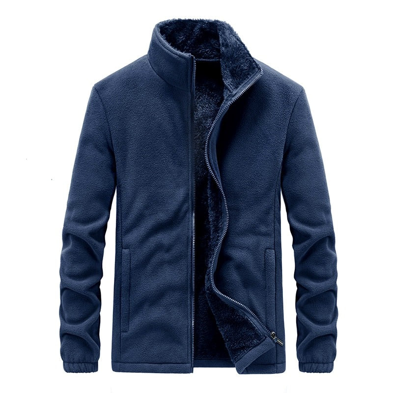 Chaqueta Polar con Forro Interior Afelpado - Verde