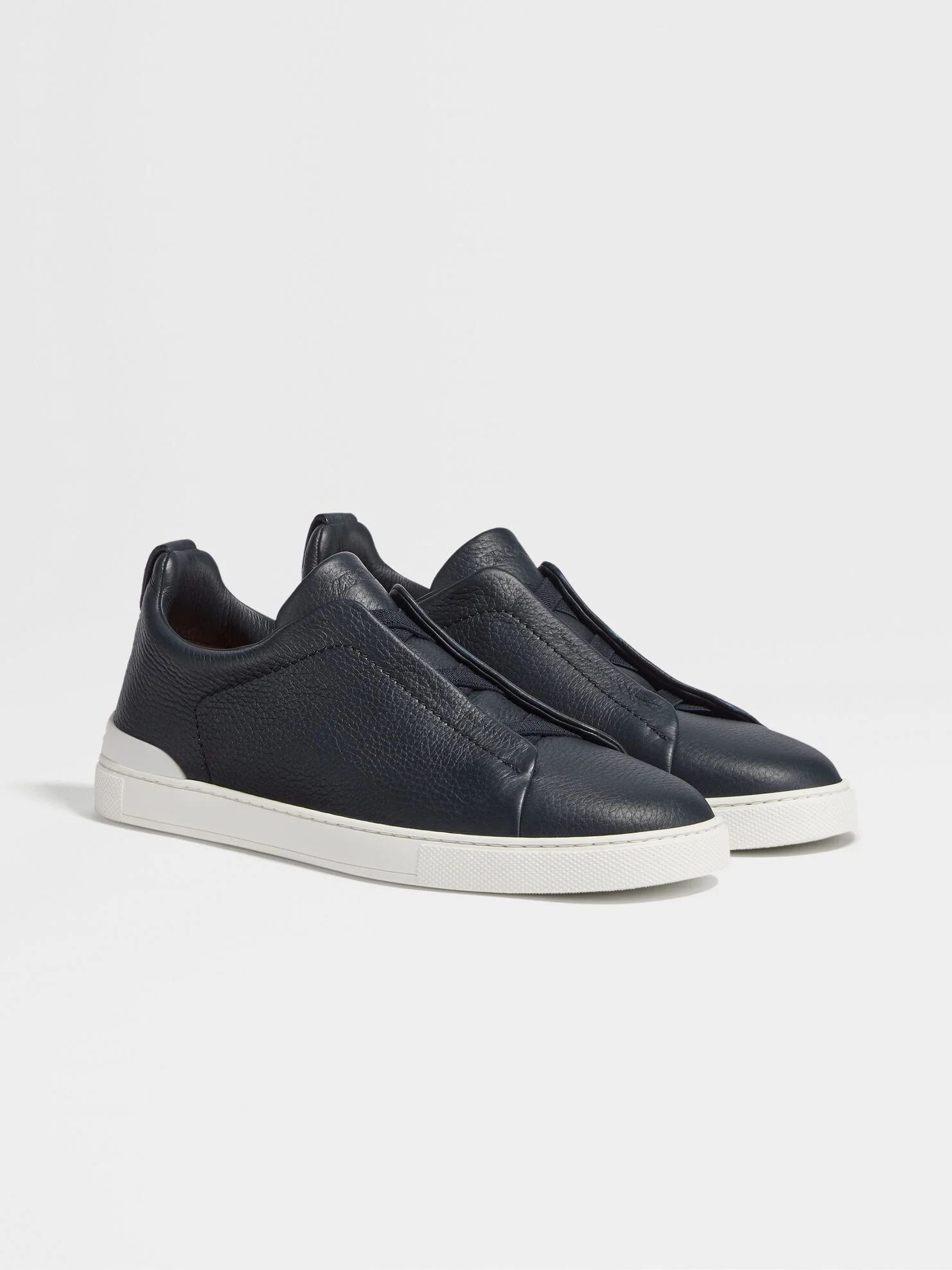 Triple Stitch Azul marino Cuero Zapatillas