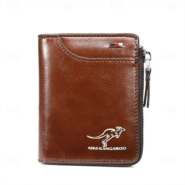 Cartera Multifuncional RFID - Marrón