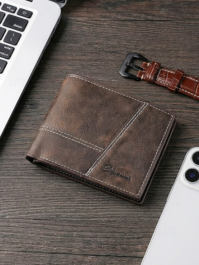 Cartera Retro Bifold - Azul