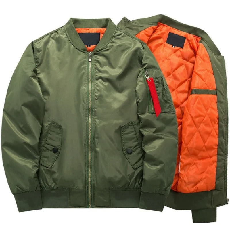 Chaqueta Bomber Acolchada - Azul Marino