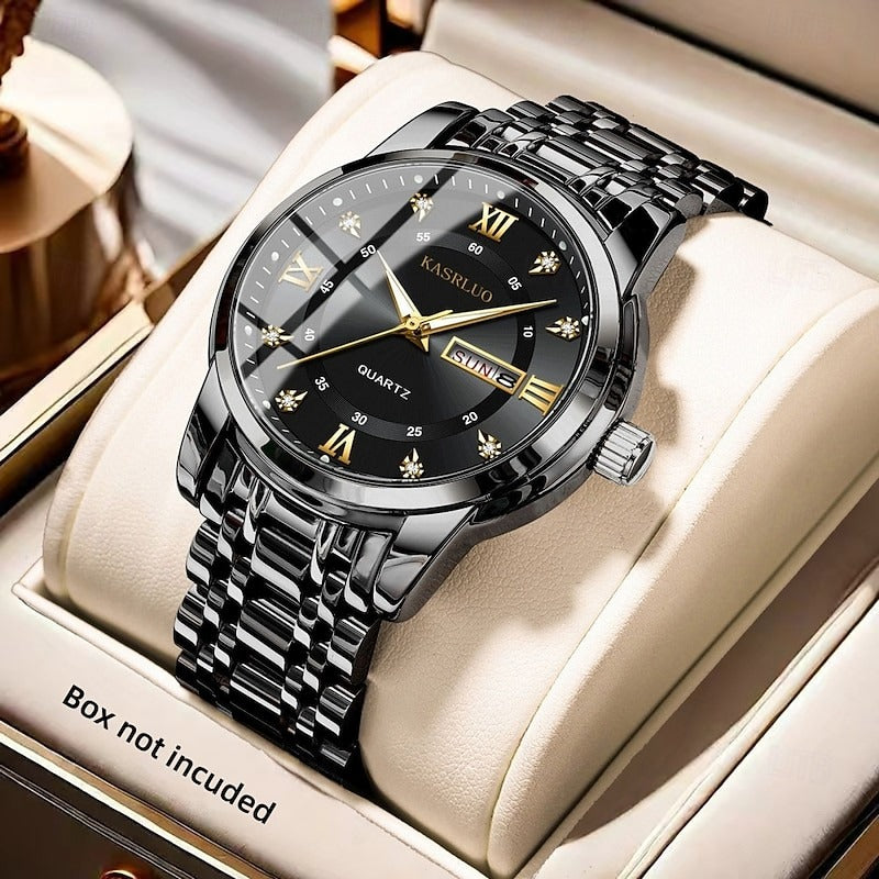 Reloj Luminoso con Calendario - Negro