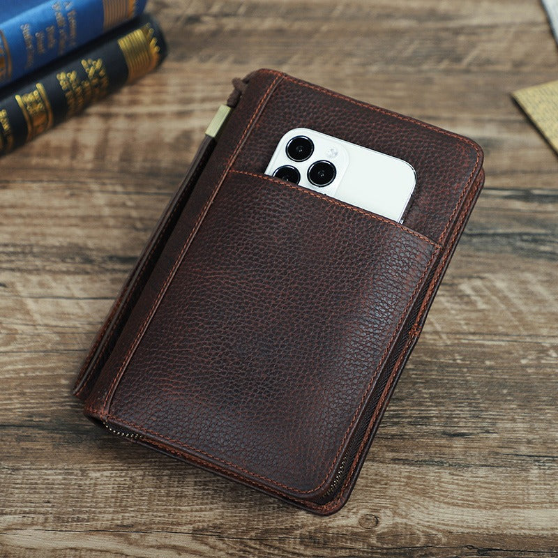 Estuche Organizador de Cuero para Puros y Accesorios de Viaje