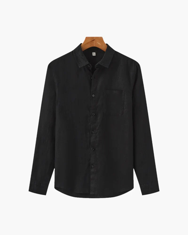 Camisa Linen Breeze – Negro