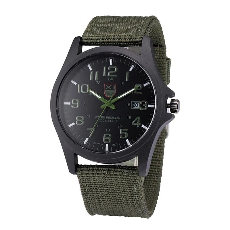 Reloj Deportivo de Lona - Negro