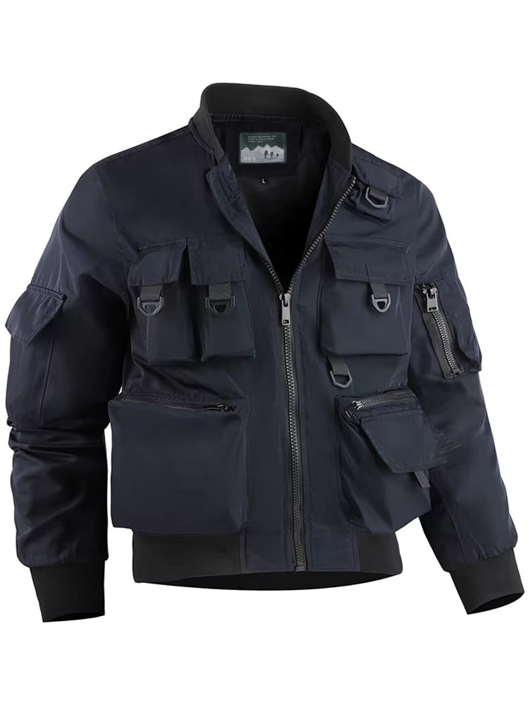 Chaqueta Táctica Multi Bolsillos - Beige