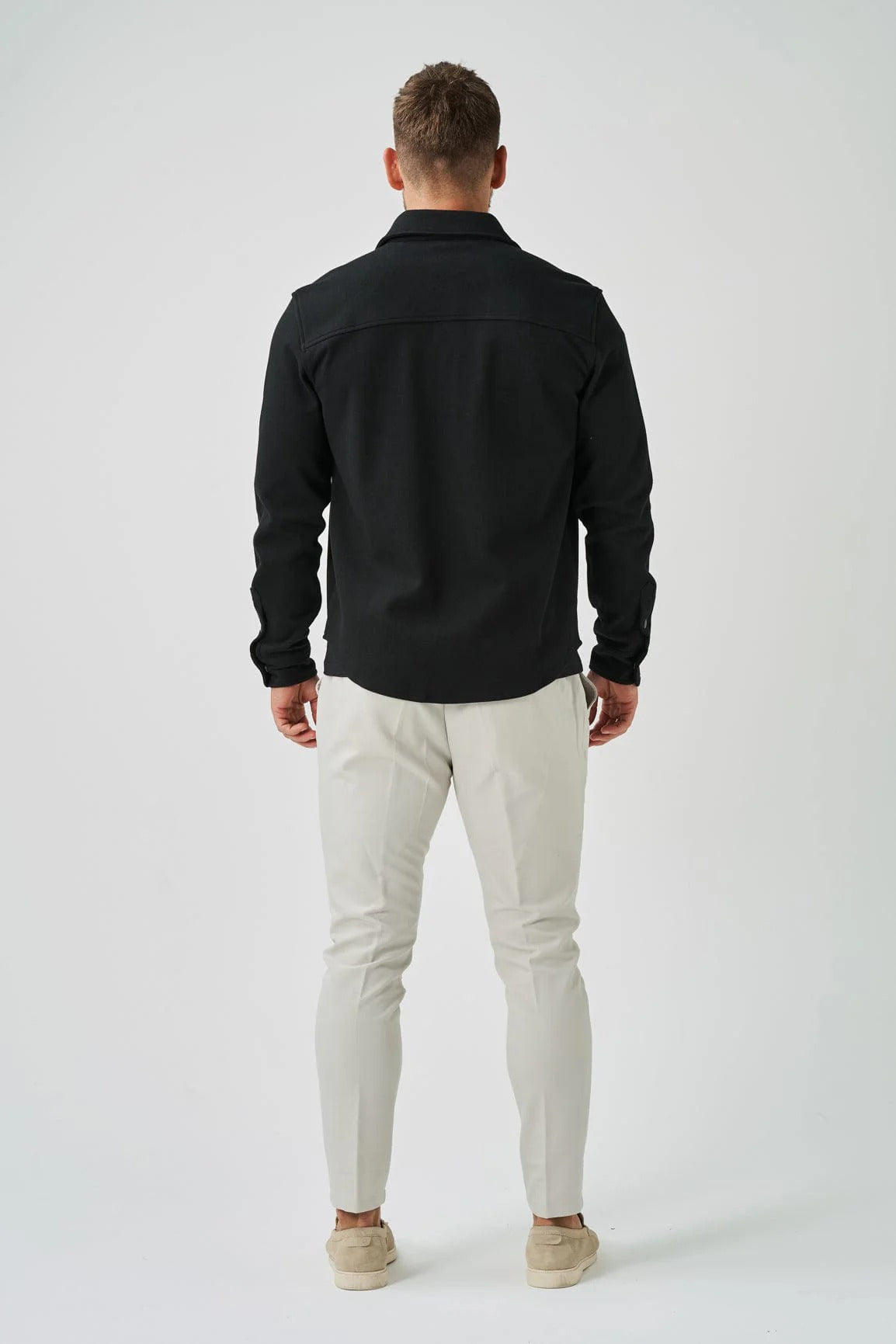 Chamarra Classic Cotton Signature - Negro